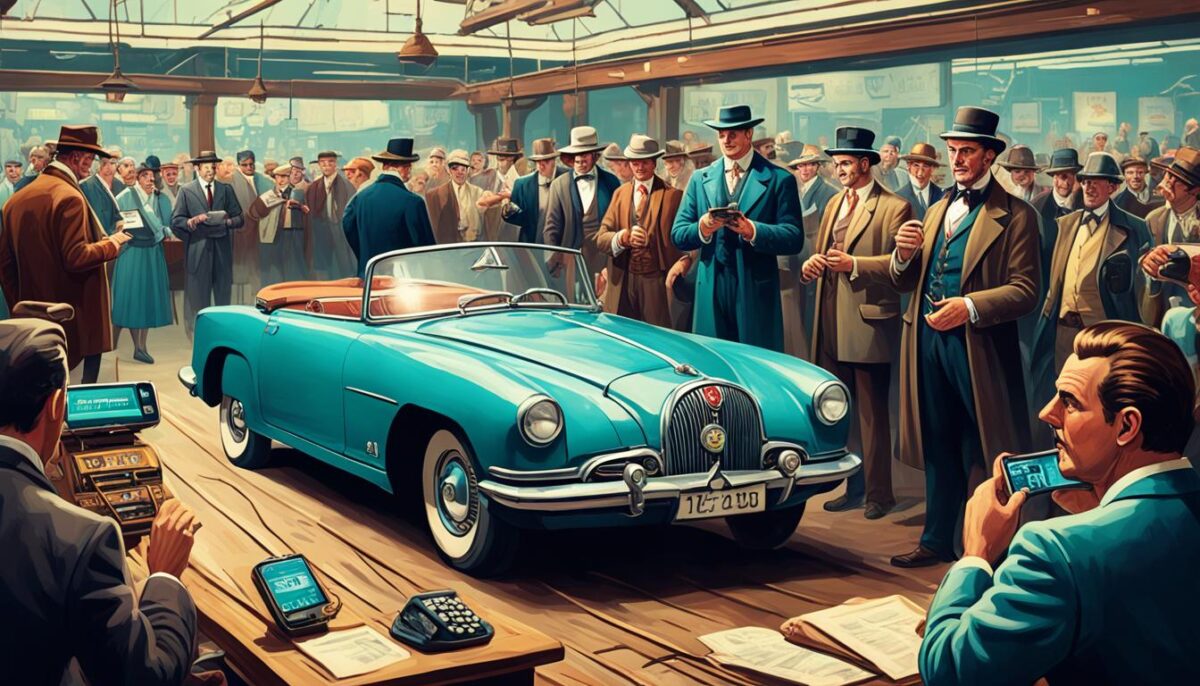 history of car auctions