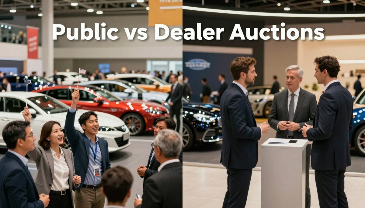 how to choose between public vs dealer car auctions
